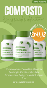 COMPOSTO DEFINITIVO EXTRA FORTE 60 CÁPSULAS COM FEMPROPOREX